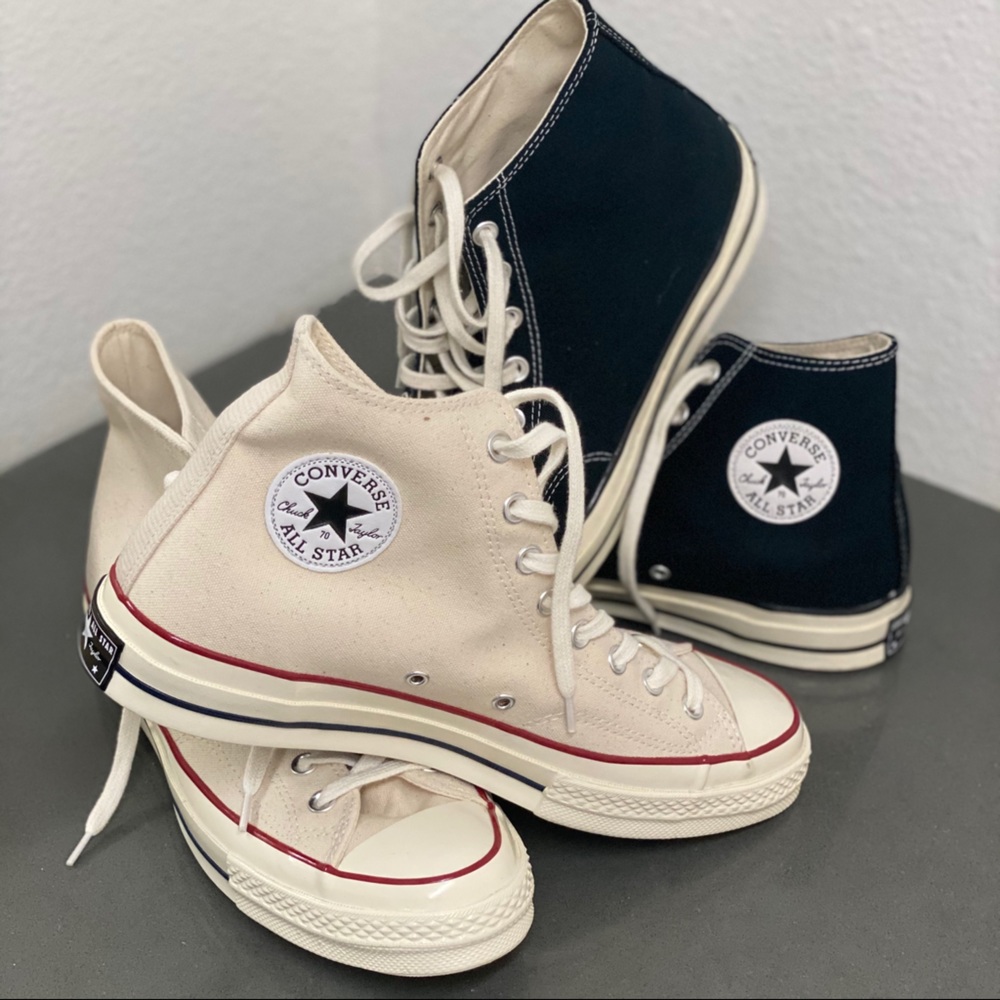 Converse Chuck 70 Hi | 2 Pairs Black & Parchment